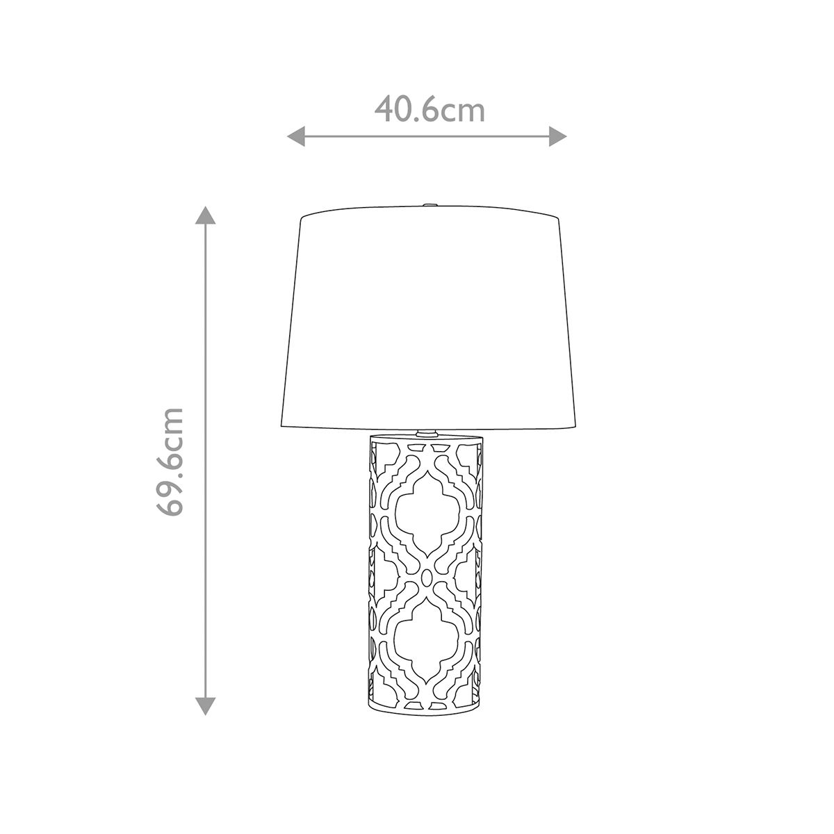 Arabella Distressed Gold Table Lamp with Cream Linen Shade