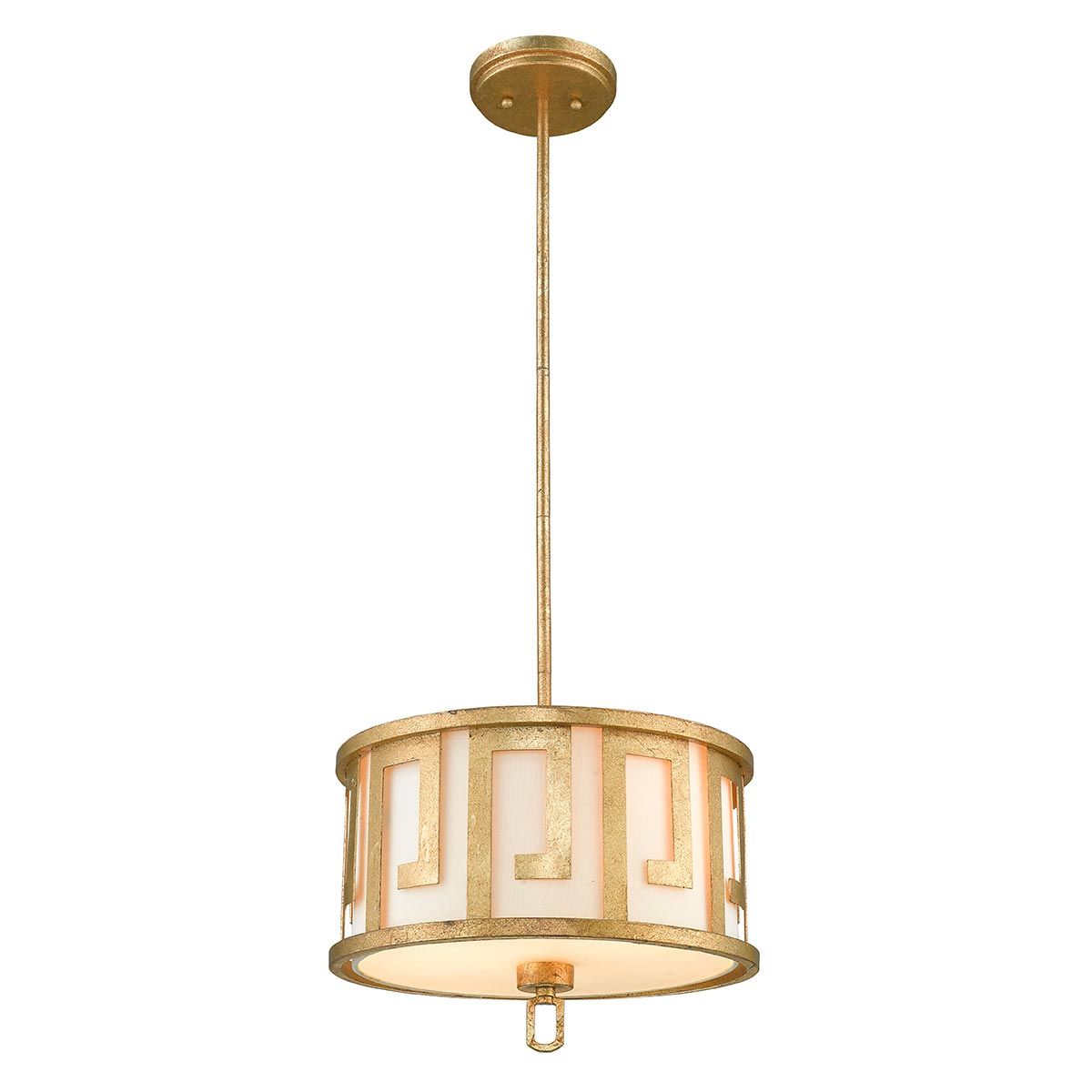 Nola Lemuria Medium Pendant Light - Distressed Gold Finish