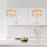 Nola Lemuria Medium Pendant Light - Distressed Gold Finish