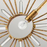 Sun King 1lt Pendant - Gold Leaf Gold Leaf