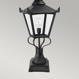 Grampian Vintage-Style Outdoor Pedestal Lantern