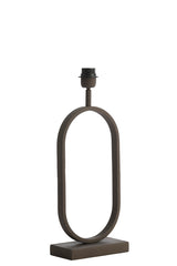 Jamiri Brown Tapered Lamp Stand - 20x10x45 cm