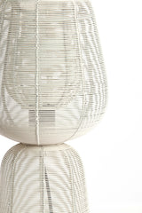 Cream Elegance: Aboso Table Lamp Ø18x42 cm