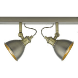 Governor 4 Light Bar Spotlight Antique Chrome Antique Brass