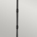 Grampian 1 Light Lamp Post Black