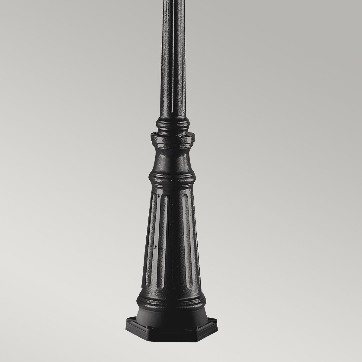 Grampian 1 Light Lamp Post Black
