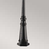 Grampian 1 Light Lamp Post Black