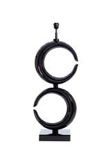 Elegant Tall Black Lamp Base 37x26x99 cm