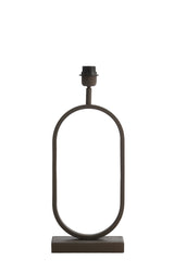 Jamiri Brown Tapered Lamp Stand - 20x10x45 cm