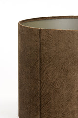 Lubis Brown 30x30x21 cm Cylinder Lampshade