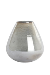 Smoked Glass Stone-Effect Vase Ø31x35 cm - Laterza Collection