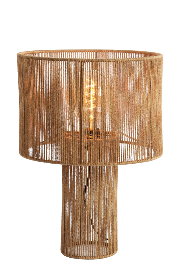 Natural Jute Table Lamp Ø35x50 cm - Lavatera Design