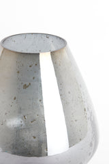 Smoked Glass Stone Finish Vase Ø27x30 cm, Laterza Design