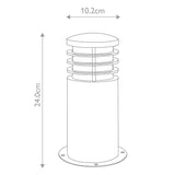 Sandbanks 1 Light Mini Bollard Stainless Steel