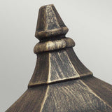 Cricklade 1 Light Half Lantern Black/Gold