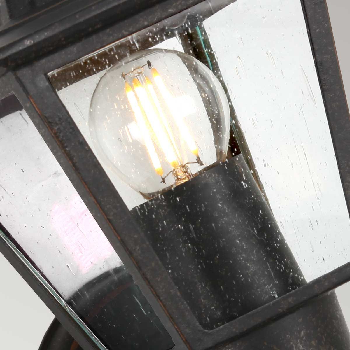 Highnam 1 Light Wall Lantern Weathered Bronze