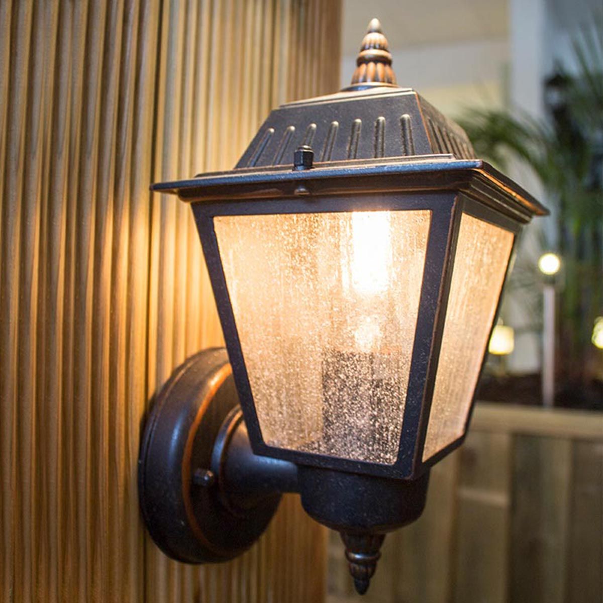 Highnam 1 Light Wall Lantern Weathered Bronze