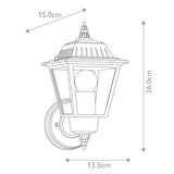 Highnam 1 Light Wall Lantern Weathered Bronze