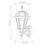 Ledbury 1 Light Wall Lantern Black
