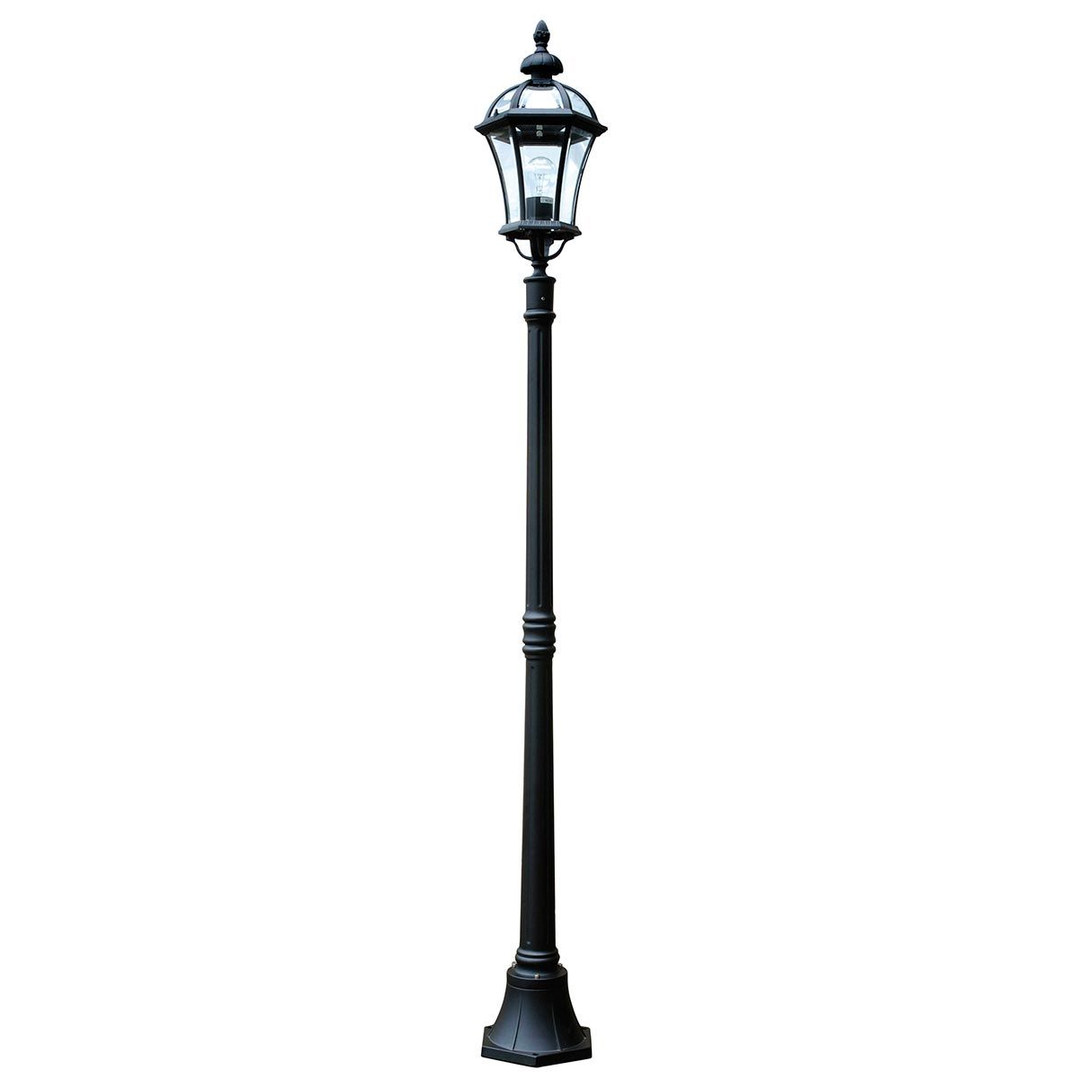 Ledbury 1 Light Lamp Post Black