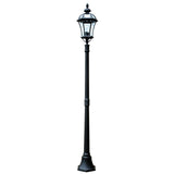 Ledbury 1 Light Lamp Post Black