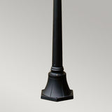 Ledbury 1 Light Lamp Post Black