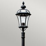 Ledbury 1 Light Lamp Post Black