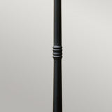 Ledbury 1 Light Lamp Post Black