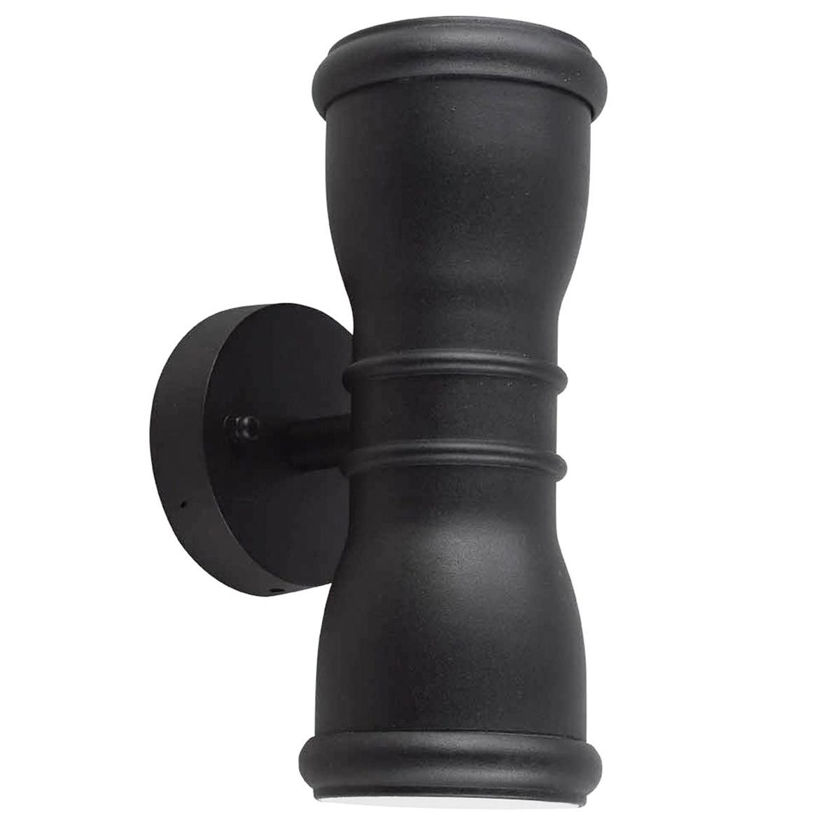 Malvern 2 Light Up & Down Lantern Black