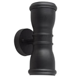 Malvern 2 Light Up & Down Lantern Black