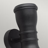 Malvern 2 Light Up & Down Lantern Black