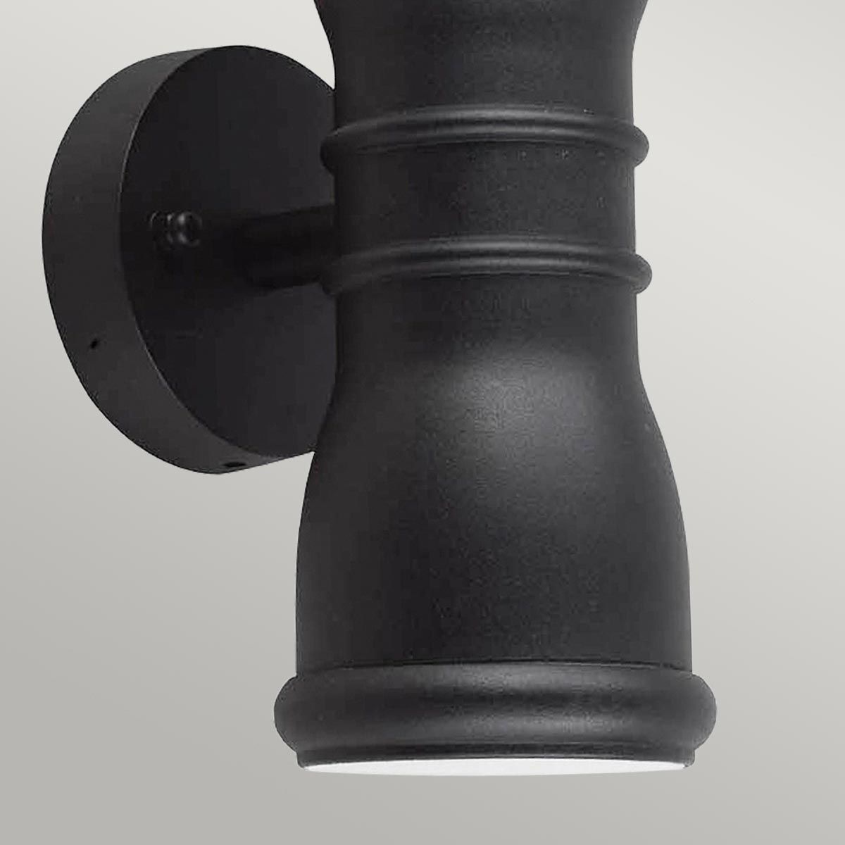 Malvern 2 Light Up & Down Lantern Black
