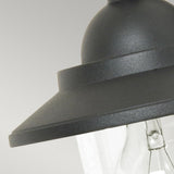 Sandown 1 Light Wall Lantern Black