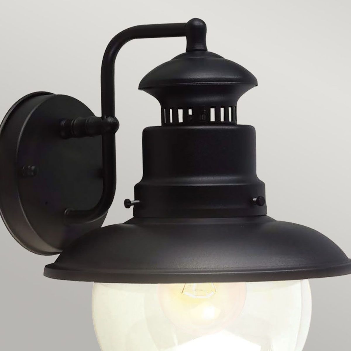 Shipston 1 Light Wall Lantern Black