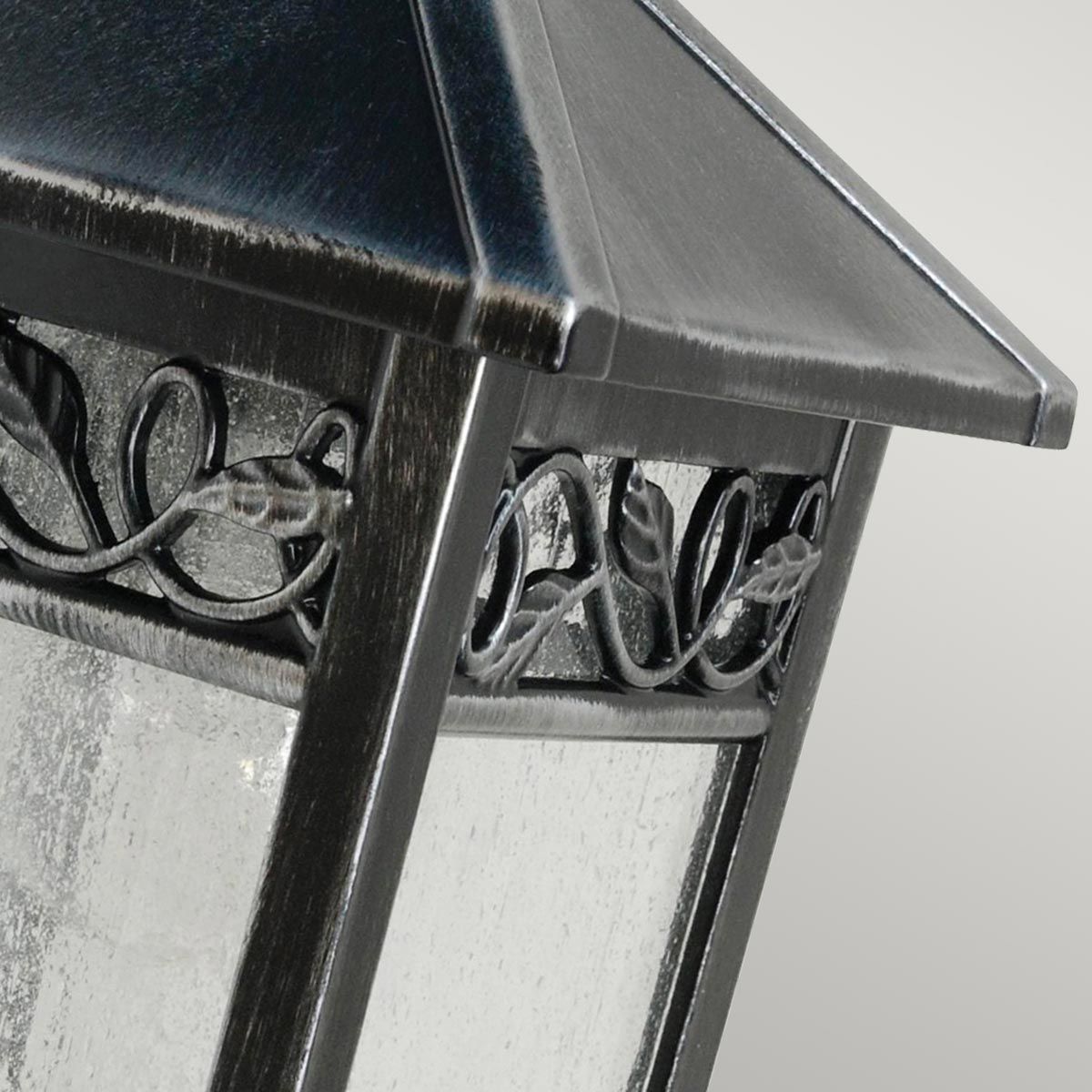 Winchcombe 1 Light Wall Lantern Black/Silver
