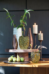 Copper Brown Raidhoo Candle Holder Ø12.5x30 cm