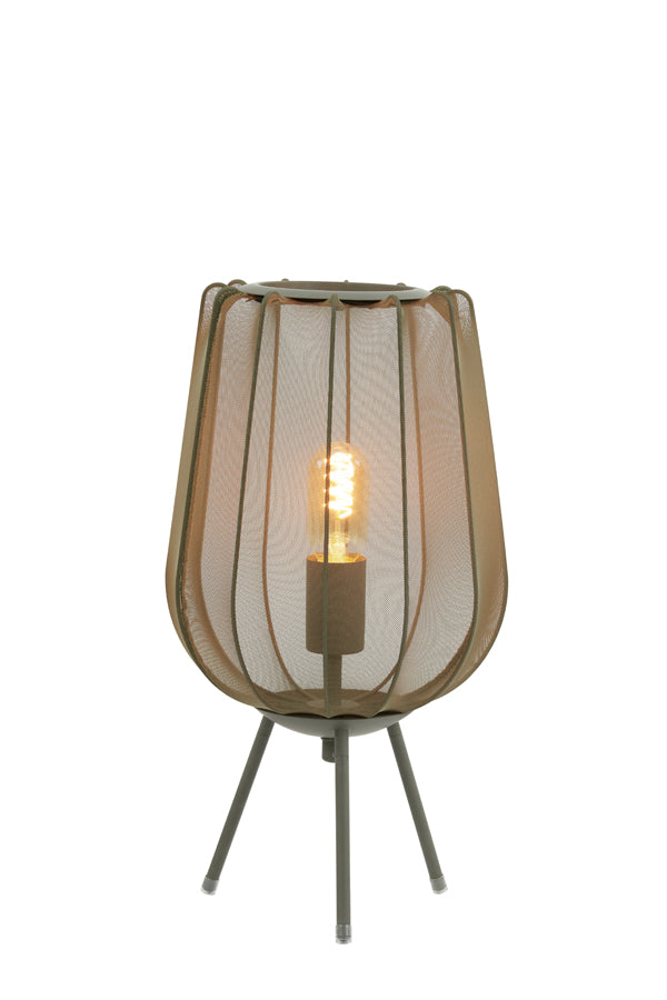 Emerald Bloom Plumeria Table Lamp 45x25 cm