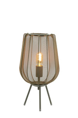 Emerald Bloom Plumeria Table Lamp 45x25 cm