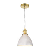 Accessories Easy Fit White Domed Ceramic Shade 17cm