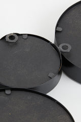 Cielo Circles Black Matte Mirror 127x3.5x64.5 cm