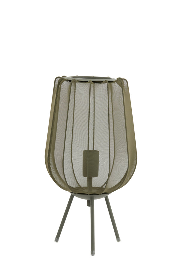 Emerald Bloom Plumeria Table Lamp 45x25 cm