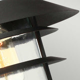 Helsingor Coastal Wall Lantern - Matte Black Finish