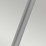 Helsingor Silver Outdoor Bollard Lantern - Sleek Stainless Steel Design