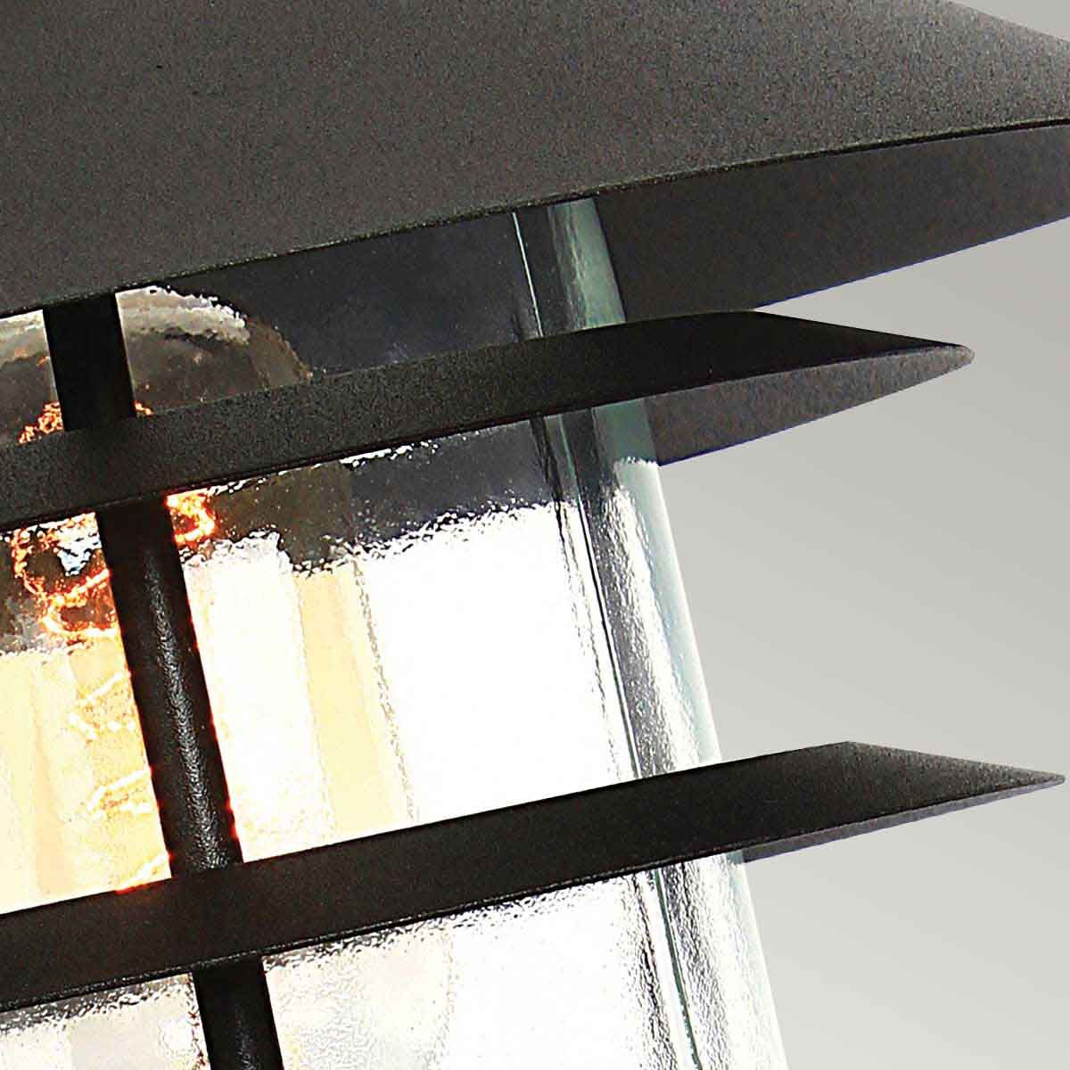 Helsingor Coastal Pedestal Lantern - Black