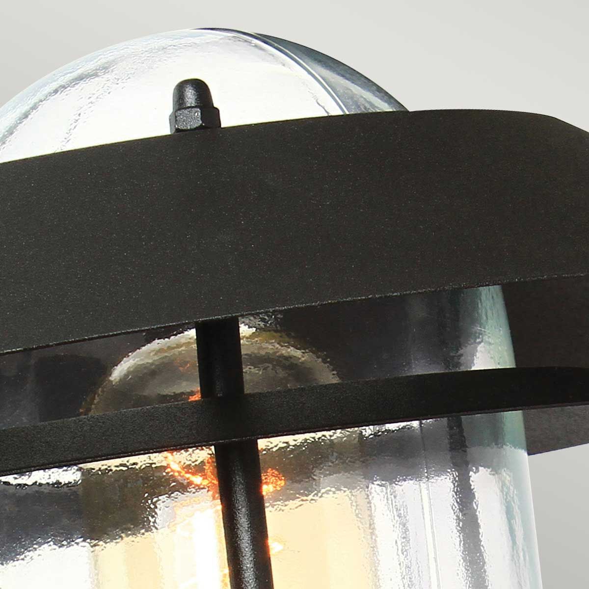 Helsingor Black Wall Lantern with PIR Sensor