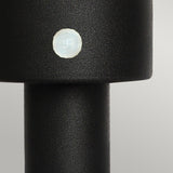 Helsingor 1 Light PIR Pedestal Lantern Black
