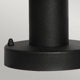 Helsingor 1 Light PIR Pedestal Lantern Black