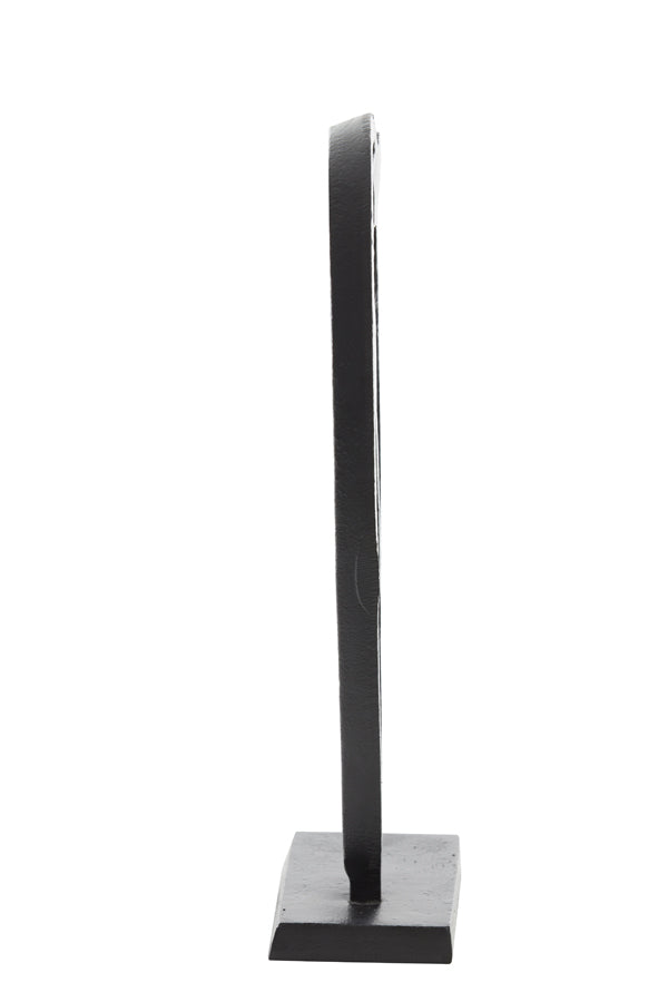 Elegant Black Penguin Sculpture on Base, 18x8x47 cm