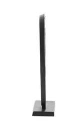 Elegant Black Penguin Sculpture on Base, 18x8x47 cm