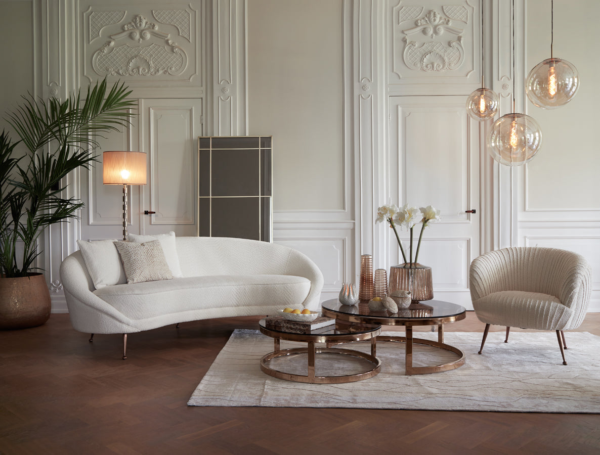 Contemporary Latis Light Grey and Brown Area Rug (300x200 cm)